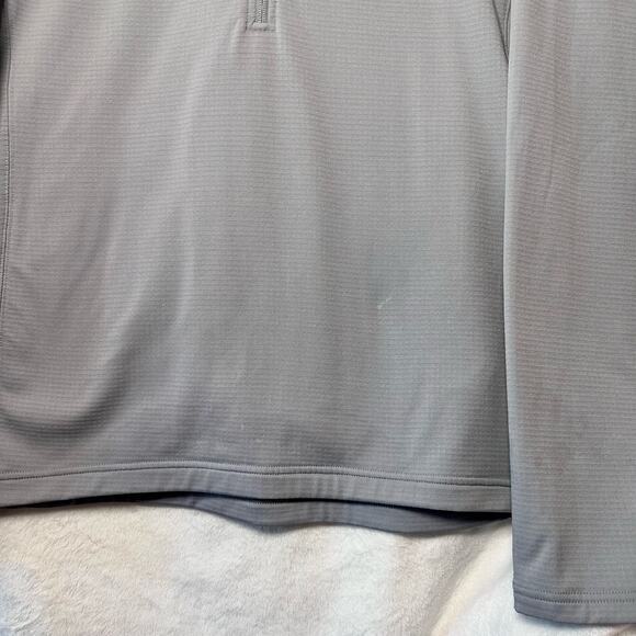 The North Face Men's Mountain Peaks Quarter Zip Fleece Gray Size Large - Picture 6 of 16
